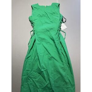 Calvin Klein Green Long Sleeve Dress